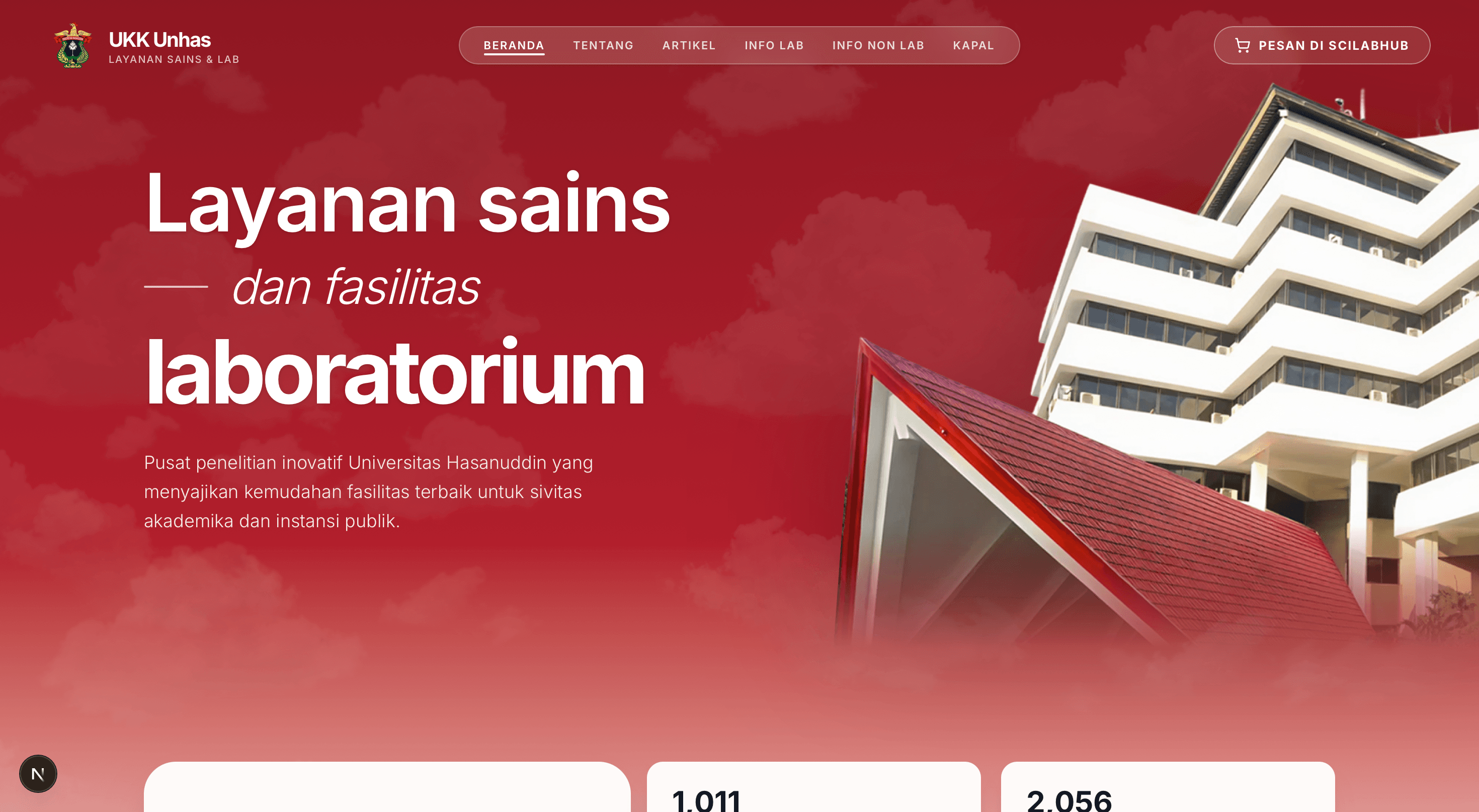 UKK Unhas Landing Page